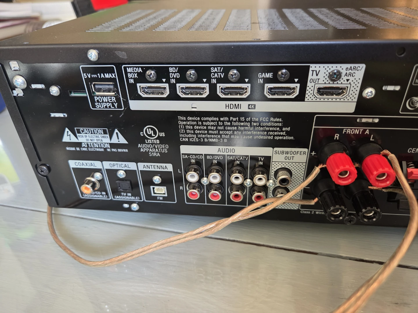 Sony AV Receiver str dh 790 atmos 7.1 4 k with remote - photo 3