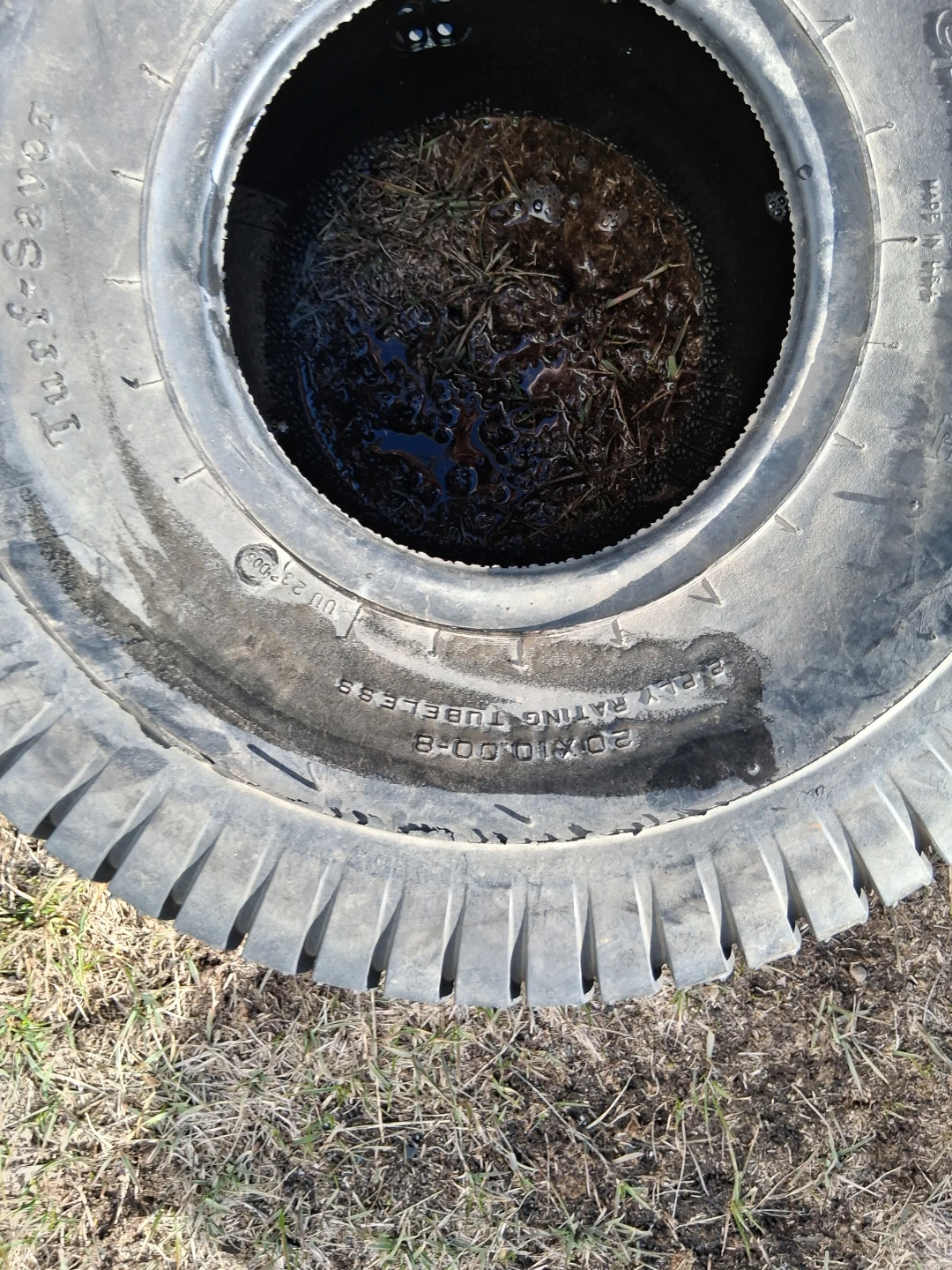 Turf Saver Tire 20X10.00-8 - photo 2