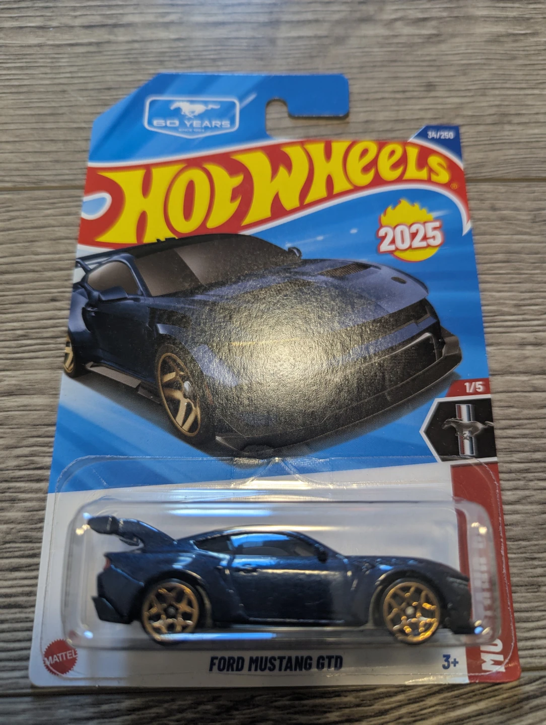 Hot Wheels Ford Mustang GTD 2025 Die-Cast Car