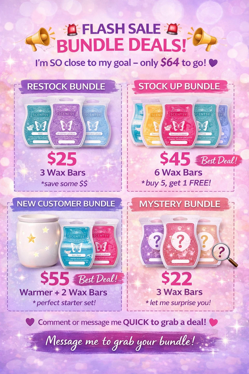 Scentsy Wax Bars & Warmer Bundle Deals! 🥕