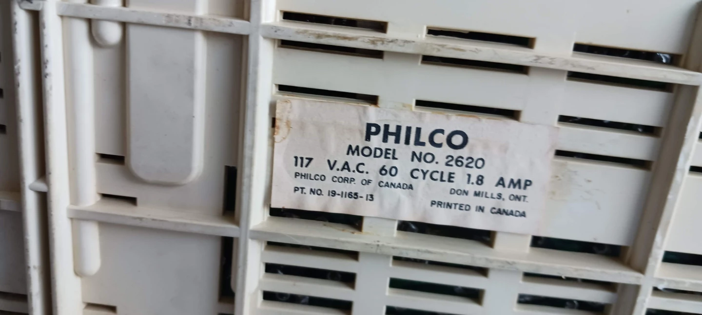 🥕 Philco Model 2620 Television - photo 2