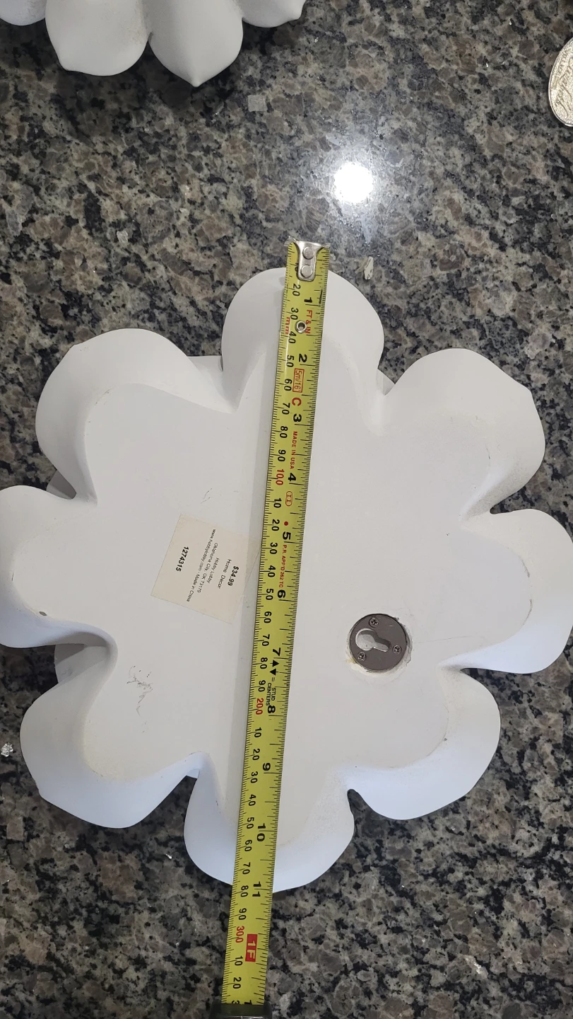 Set of 3 White Succulent Wall Art Pieces with Gold Trim - photo 3