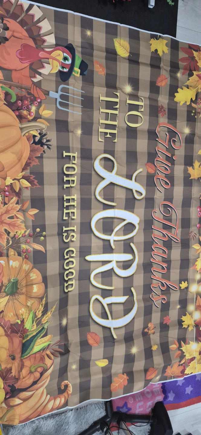 Thanksgiving Fall Harvest Banner