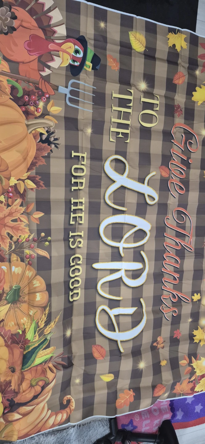 Thanksgiving Fall Harvest Banner - photo 2