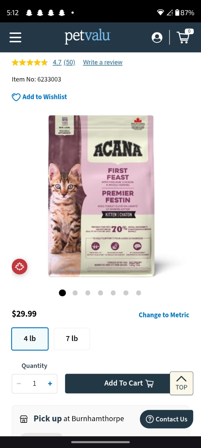 ACANA First Feast Kitten Food - Premier Festin - photo 2