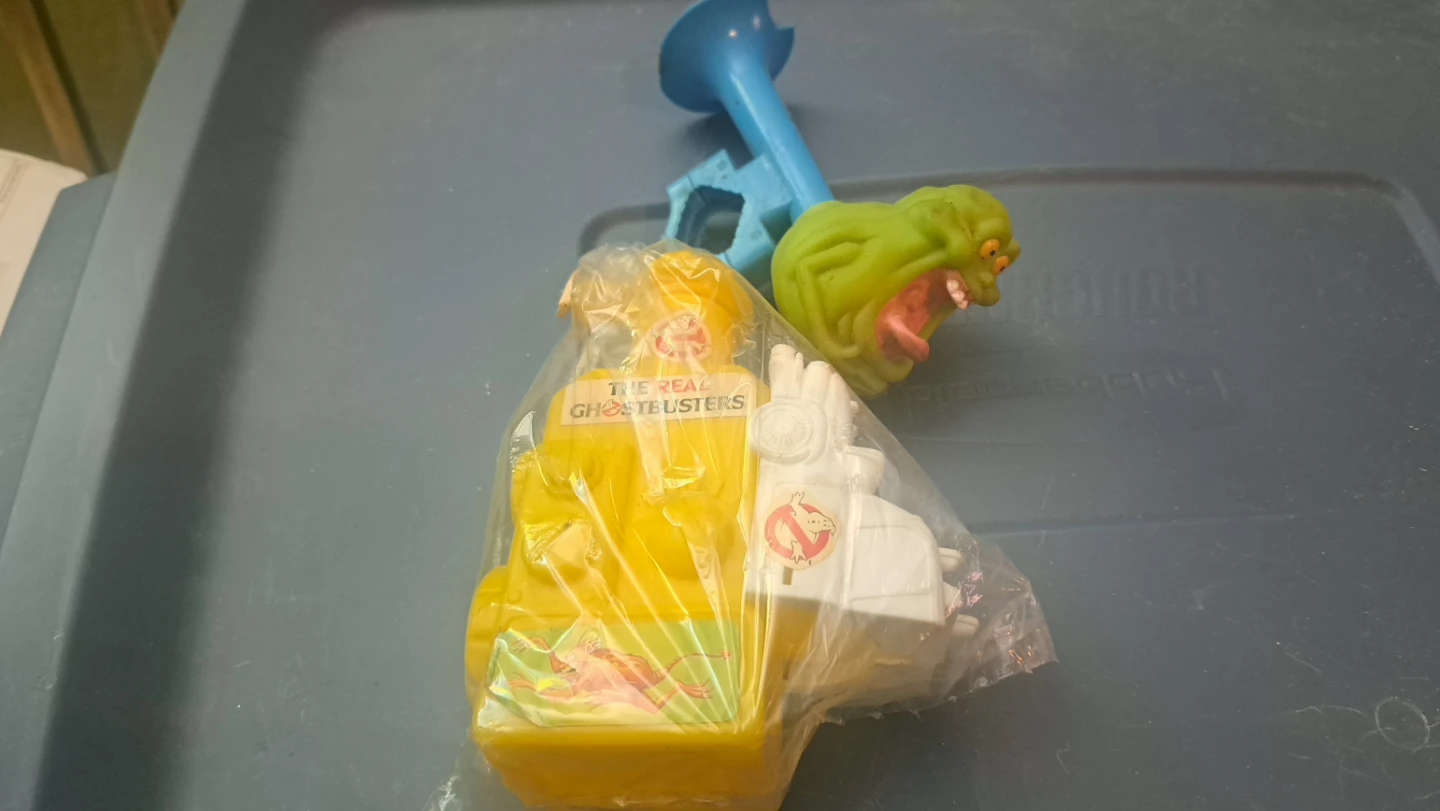 VINTAGE The Real Ghostbusters Toy Proton Pack and Slimer horn