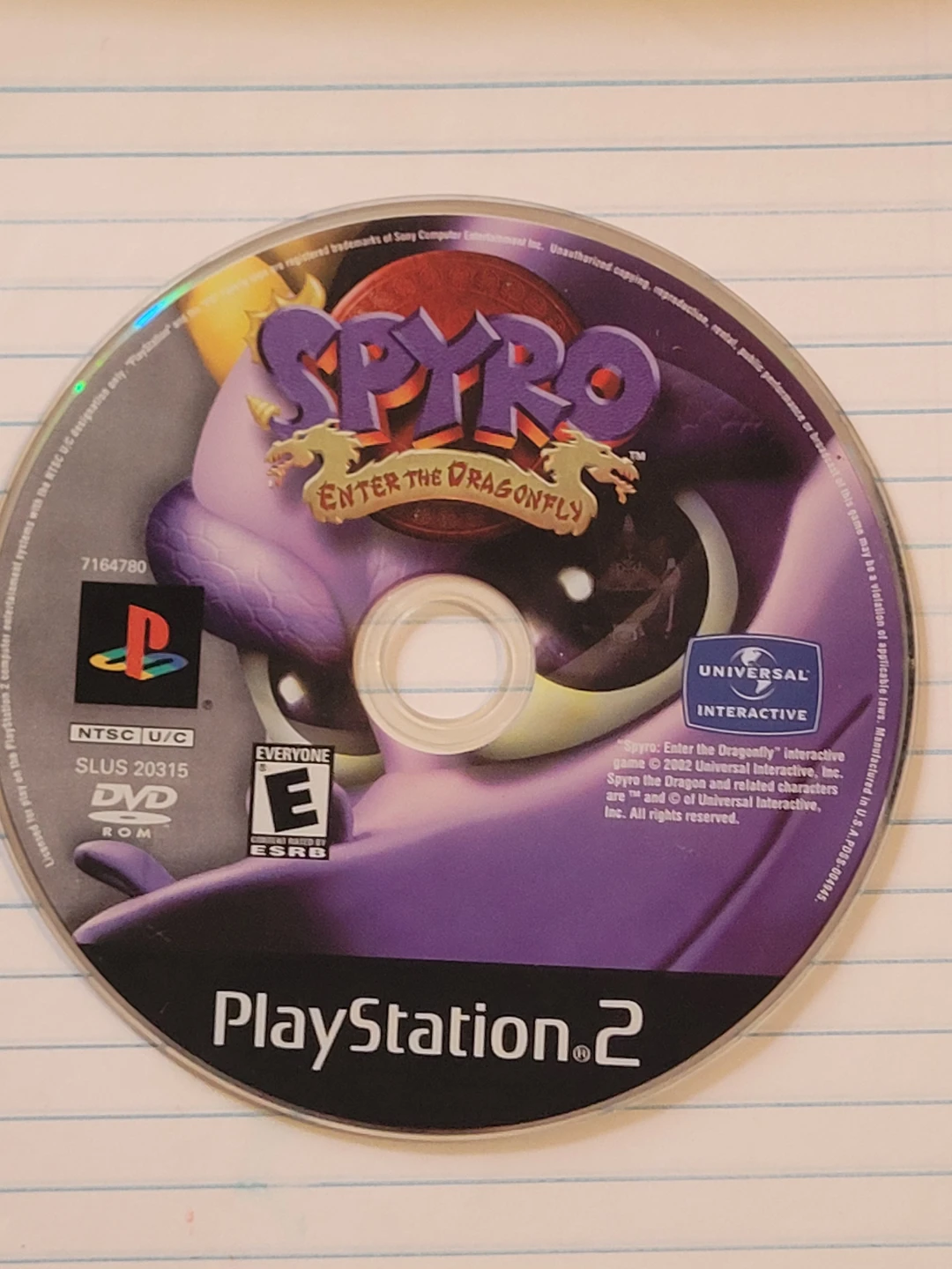 🥕free PlayStation 2 Game: Spyro Enter the Dragonfly