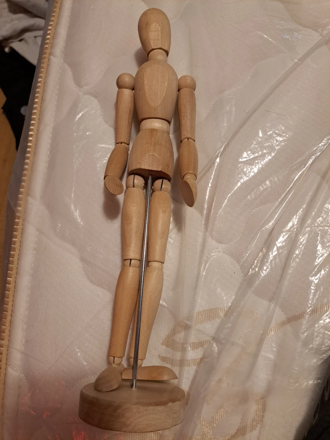 Wooden Artist Mannequin with Stand