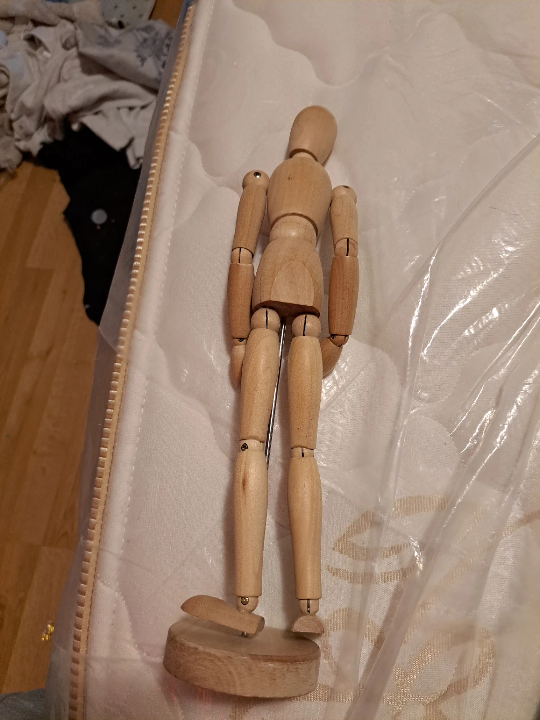 Wooden Artist Mannequin with Stand - photo 2