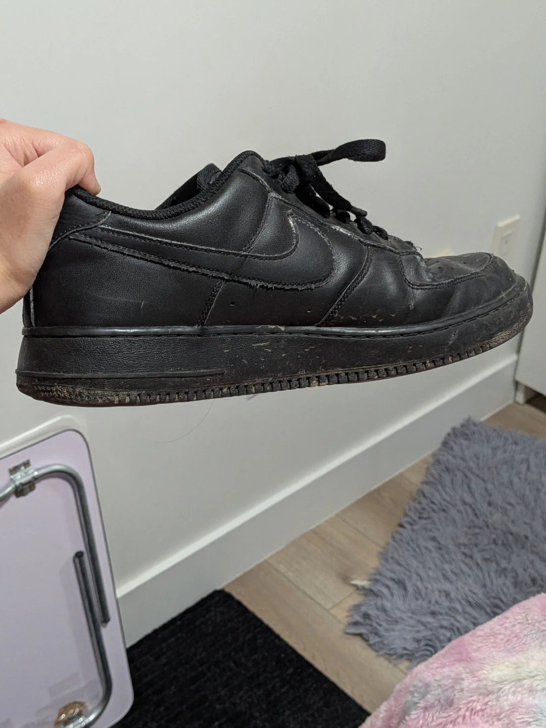 Nike Air Force 1 Low Black Sneakers - photo 2