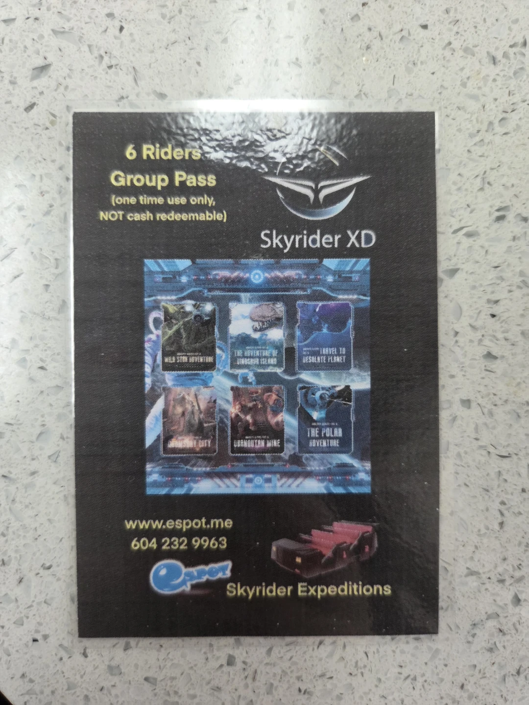 Espot Richmond group pass (skyrider)