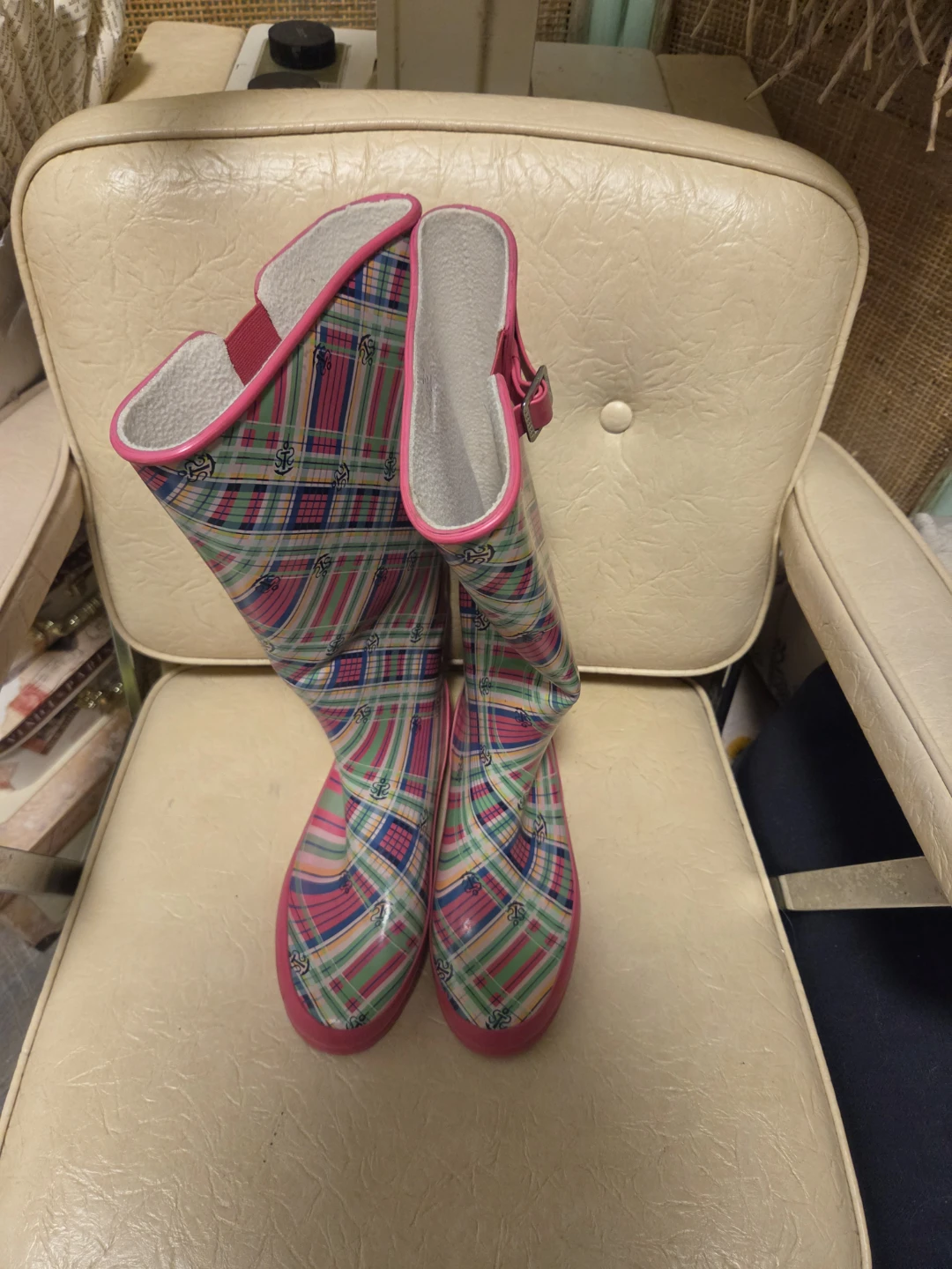 Womens Plaid Rain Boots - Sperry - photo 3