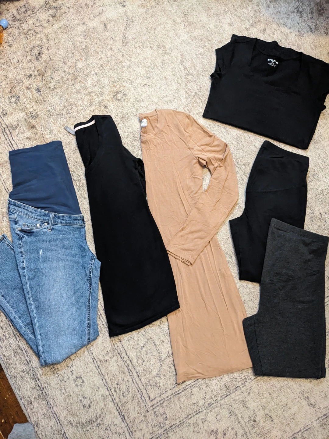 Maternity Clothing Bundle - Jeans, Leggings & Tops