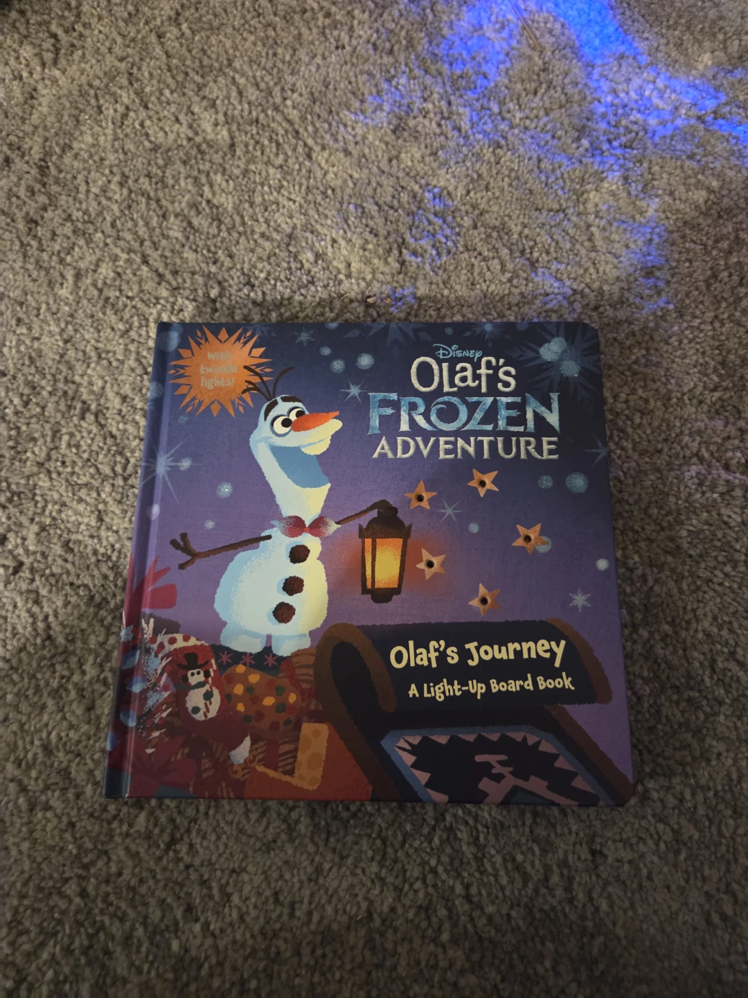 Olaf's Frozen Adventure Olaf's Journey Light-Up Board Book