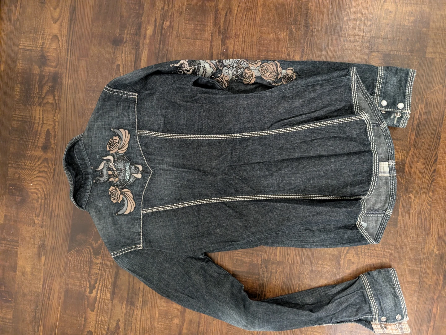 Guess Denim Shirt with Embroidered design - photo 2