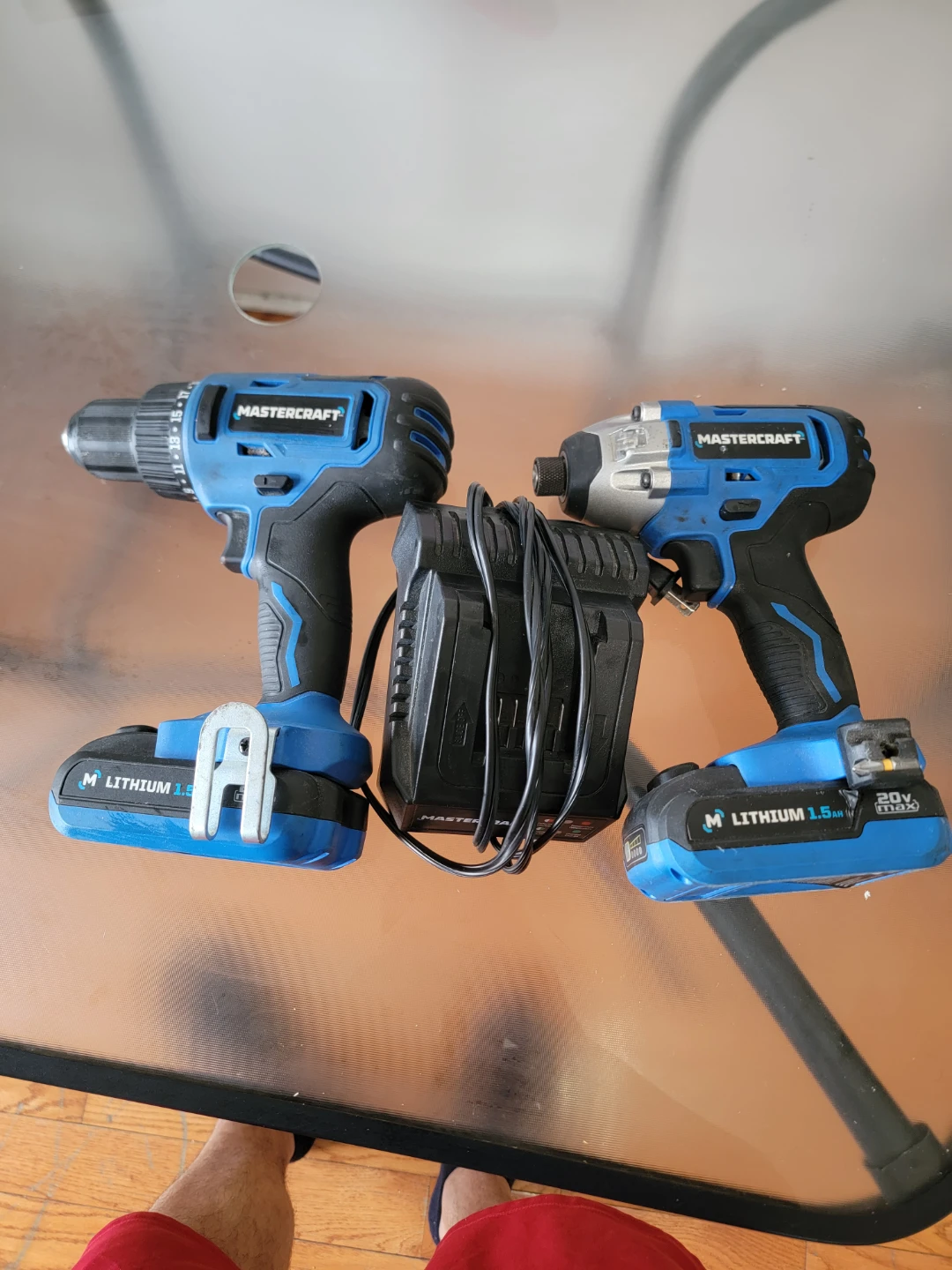 Mastercraft Cordless Drill and Impact Driver Combo Kit