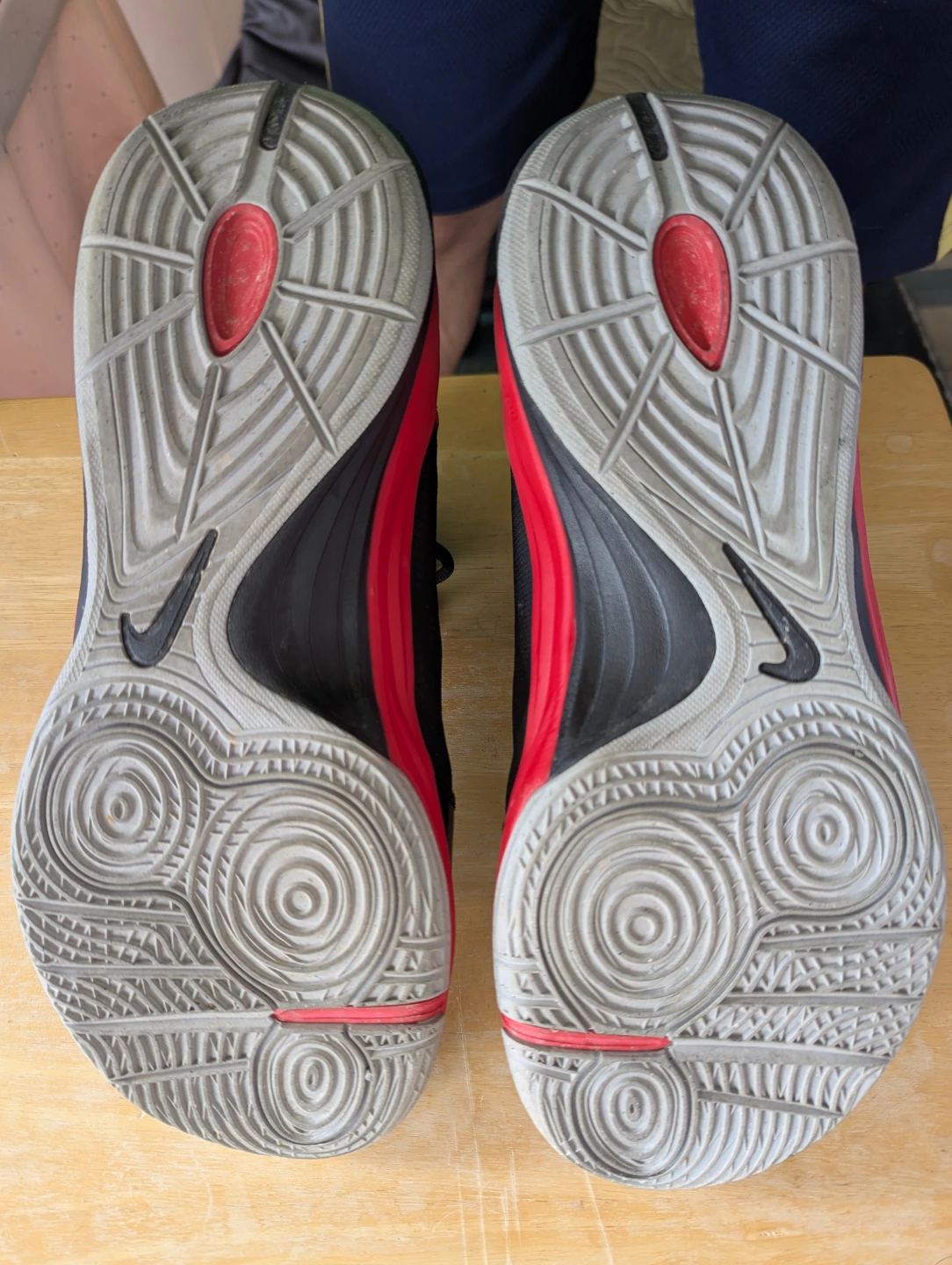 Black and Red Nike Prime Hype Df Basketball Shoes - photo 3
