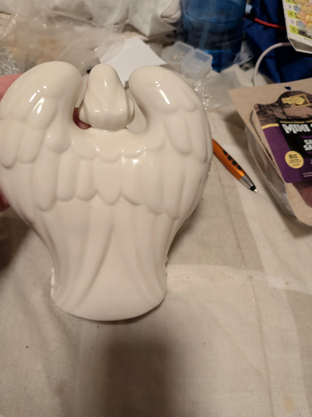 AVON Angel Ceramic Clock - photo 4