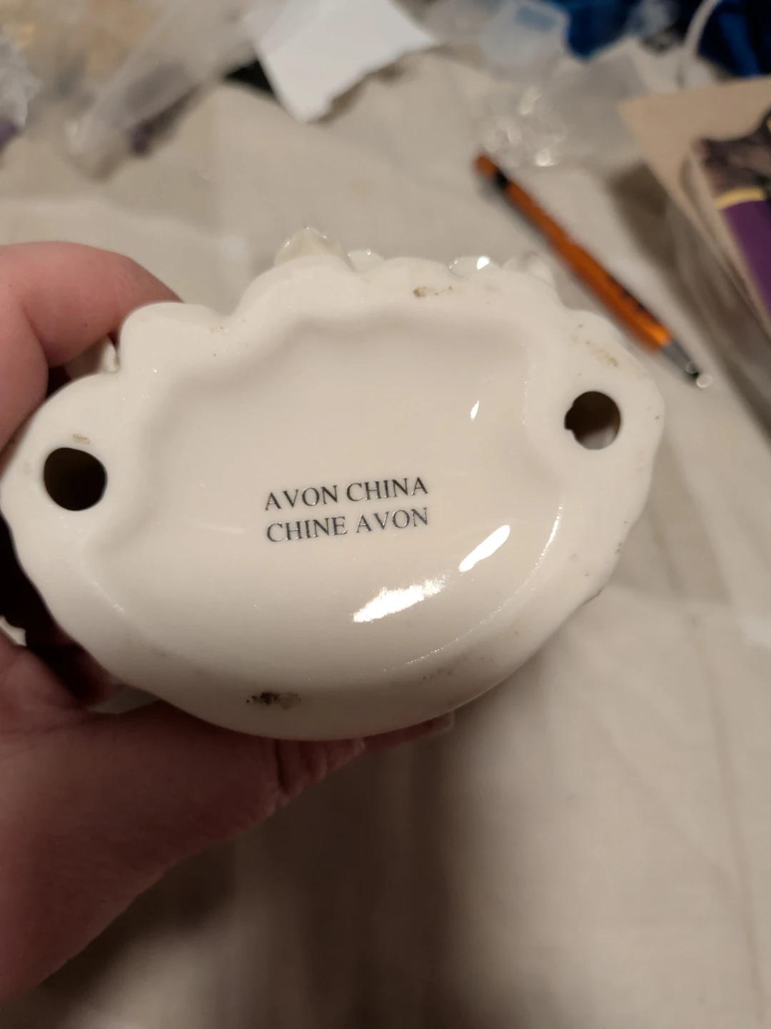 AVON Angel Ceramic Clock - photo 5