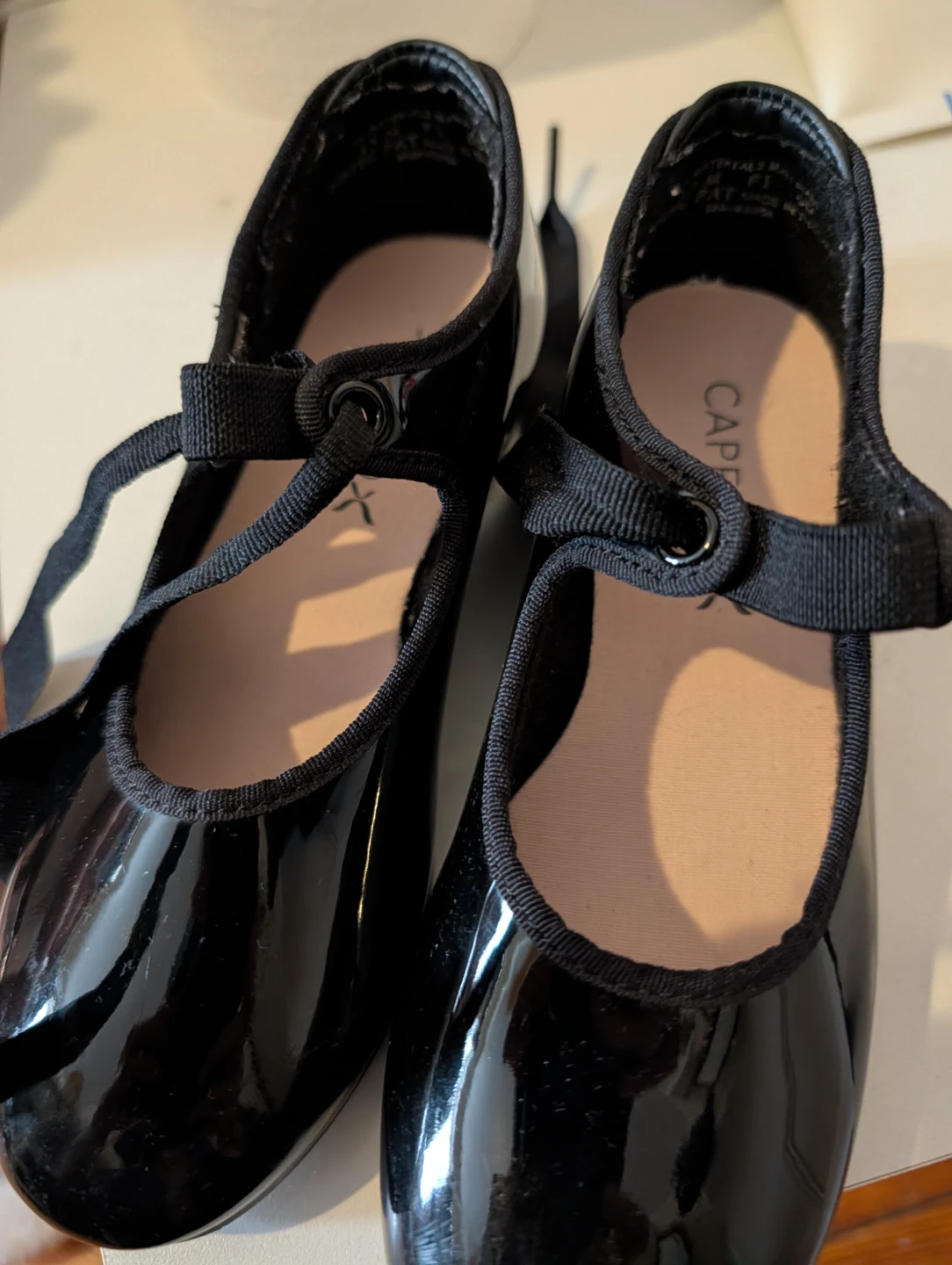 Capezio Black Patent Tap Shoes - photo 3