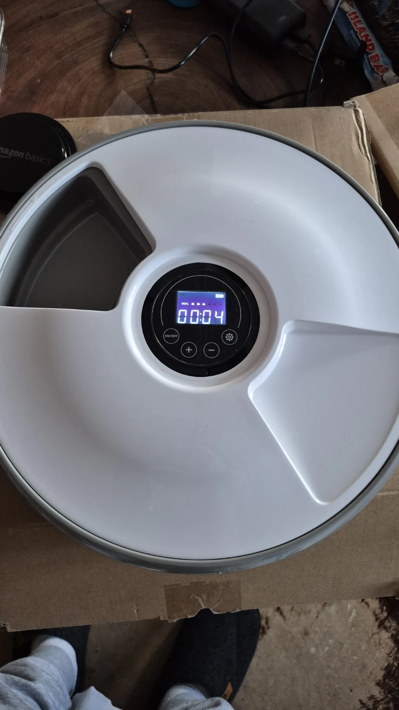 Amazon Basics Automatic Pet Feeder with Cooling Pack