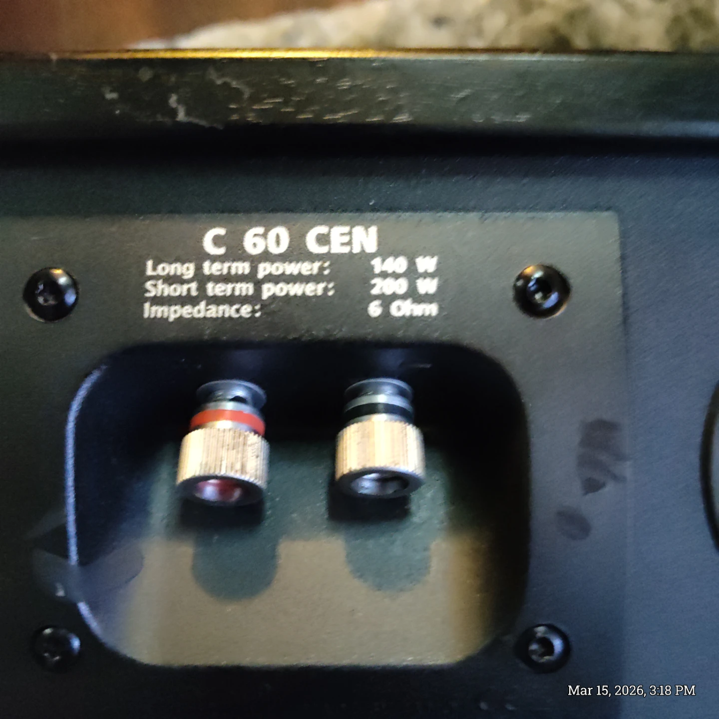 Jamo C 60 CEN Centre Channel Speaker - photo 3