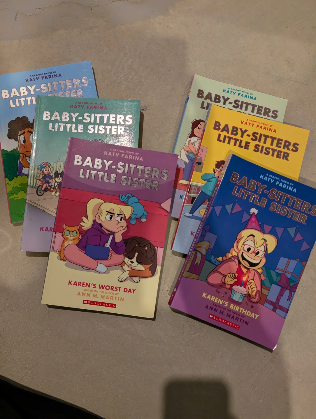 Baby-Sitters Little Sister Graphic Novels by Katy Farina