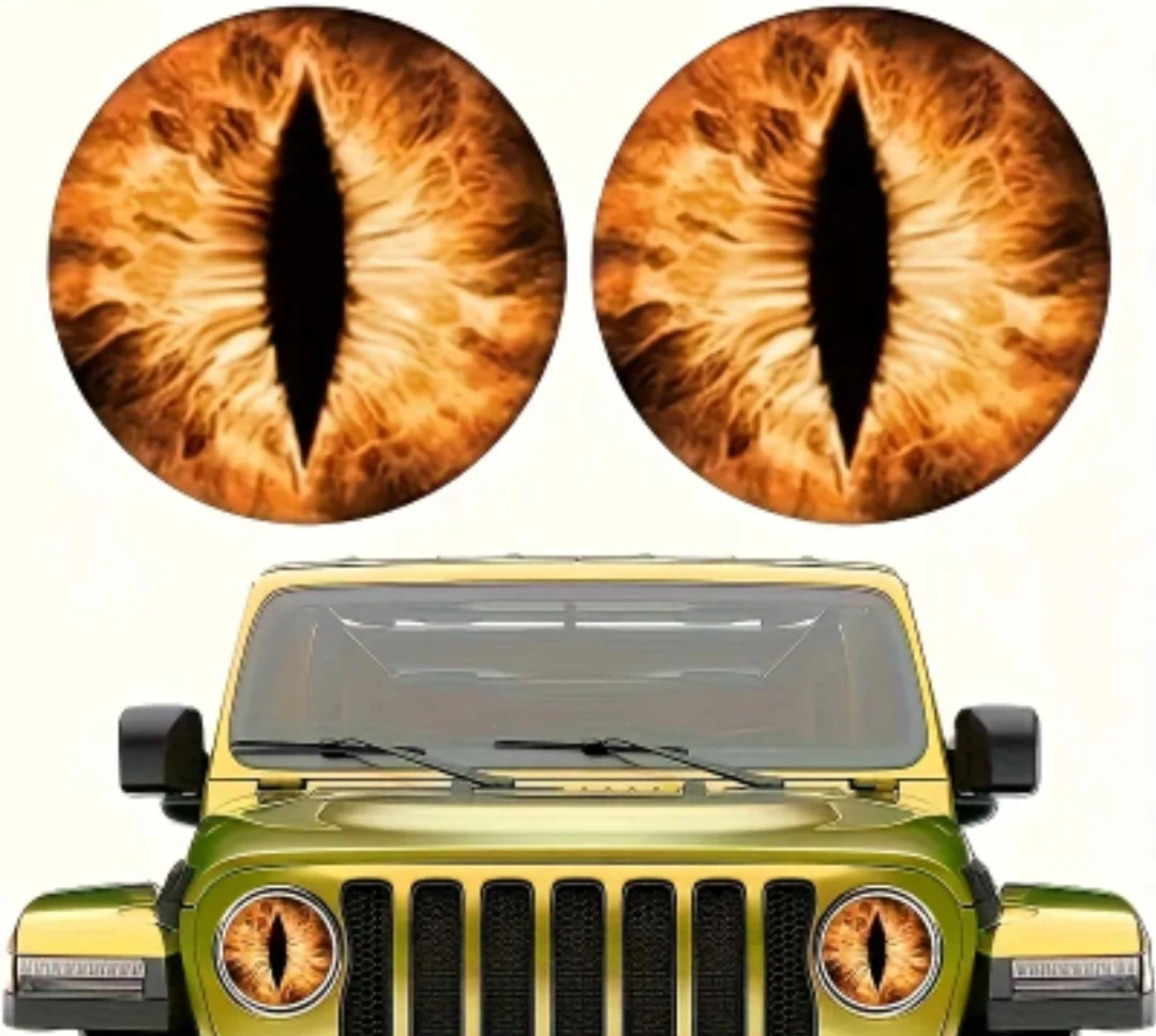 CAR HEADLIGHT SNAKE EYE DECALS NEW - photo 3