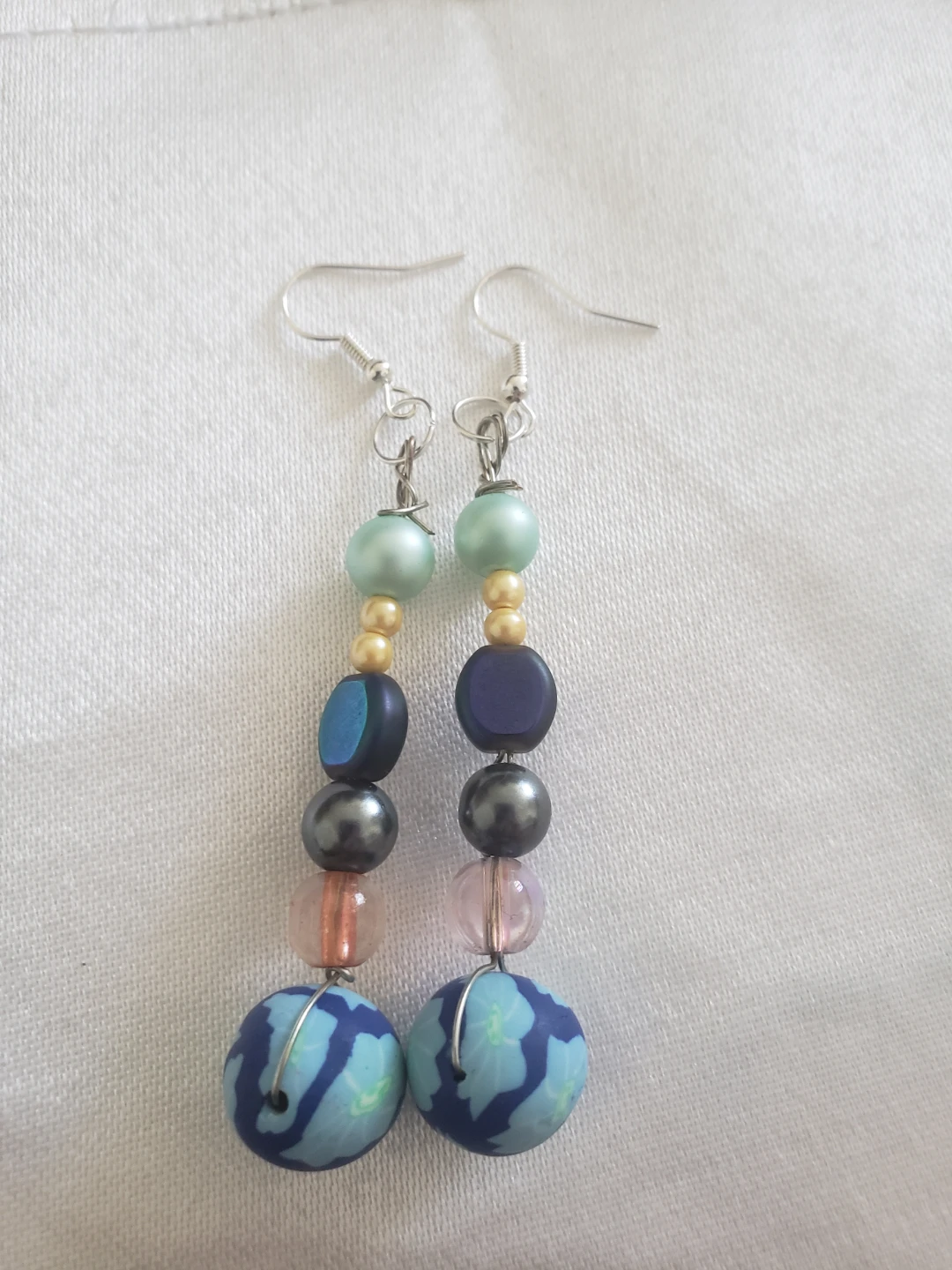 Beaded Drop Earrings