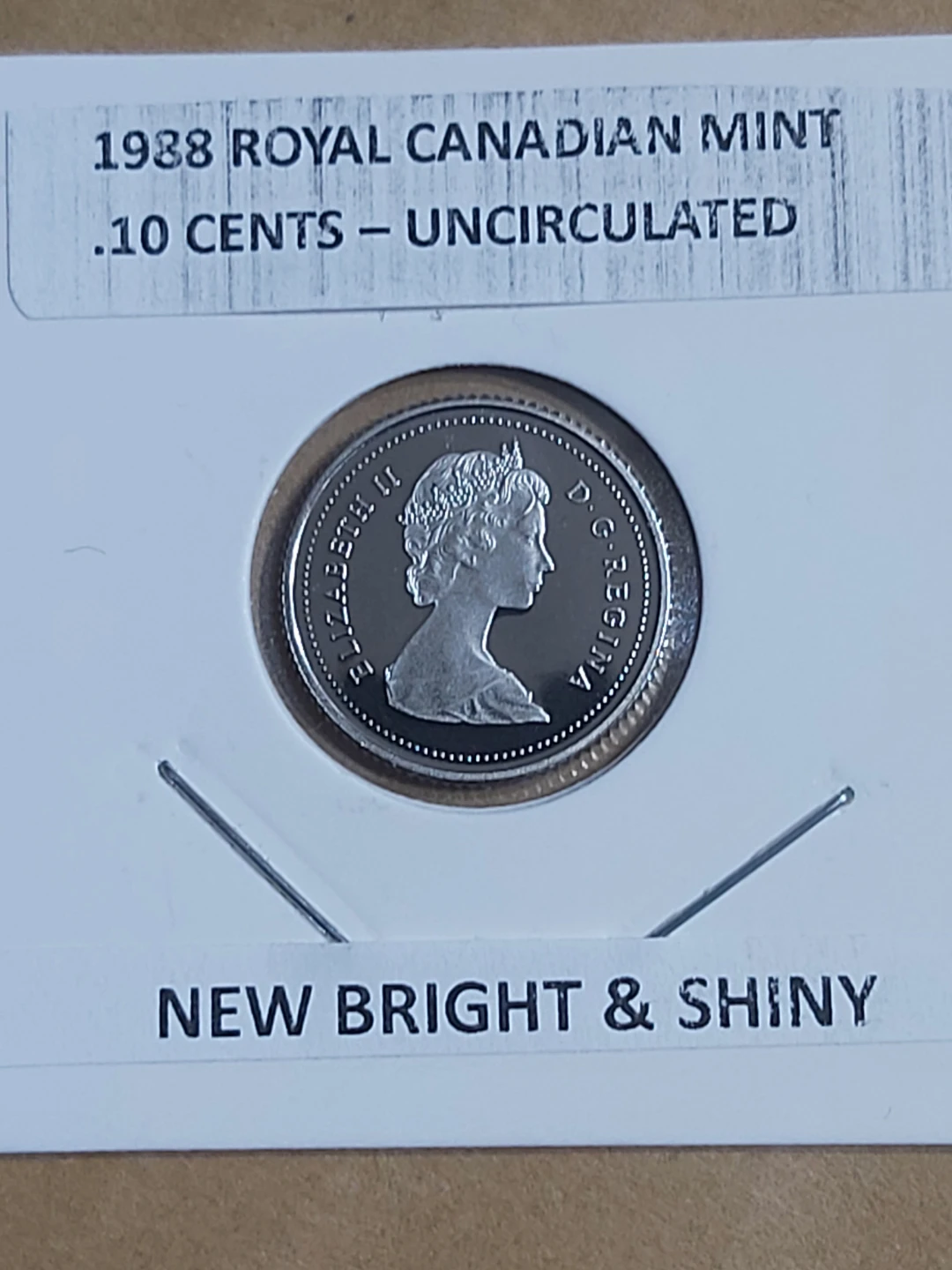 1988 Canadian 10 Cents Coin