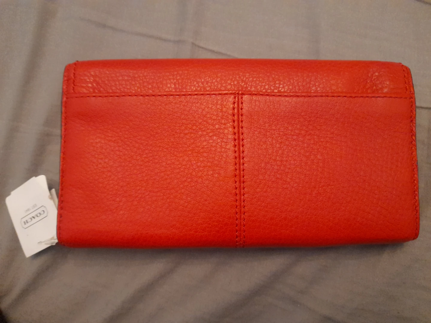 Coach Orange Leather Wallet 🧡 *Read listing* - photo 2