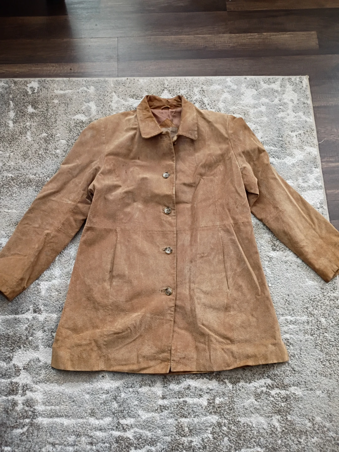 Relativity Genuine Leather Suede Jacket