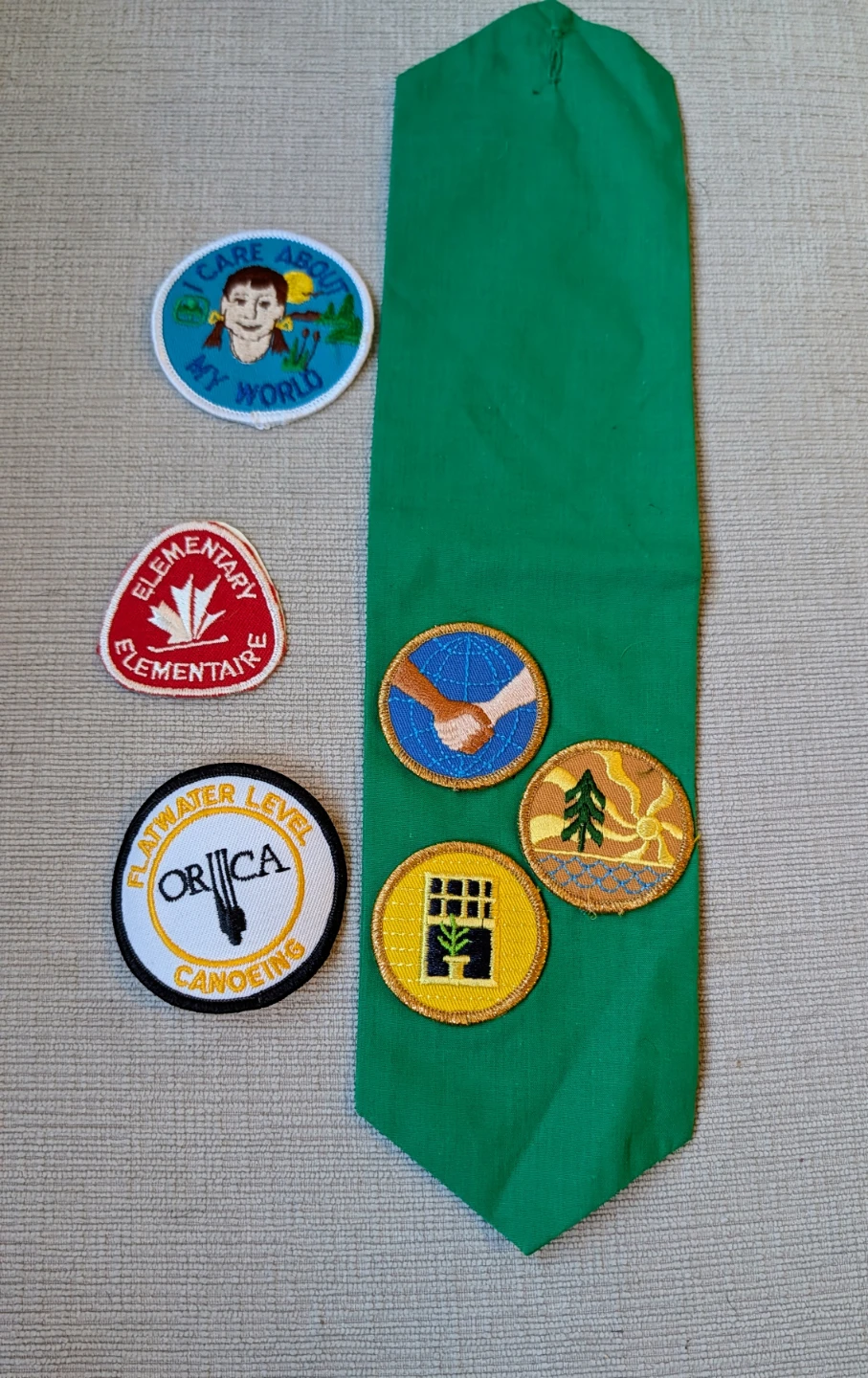 Girl Guide (Pathfinder) Uniform Sash with Merit Badges
