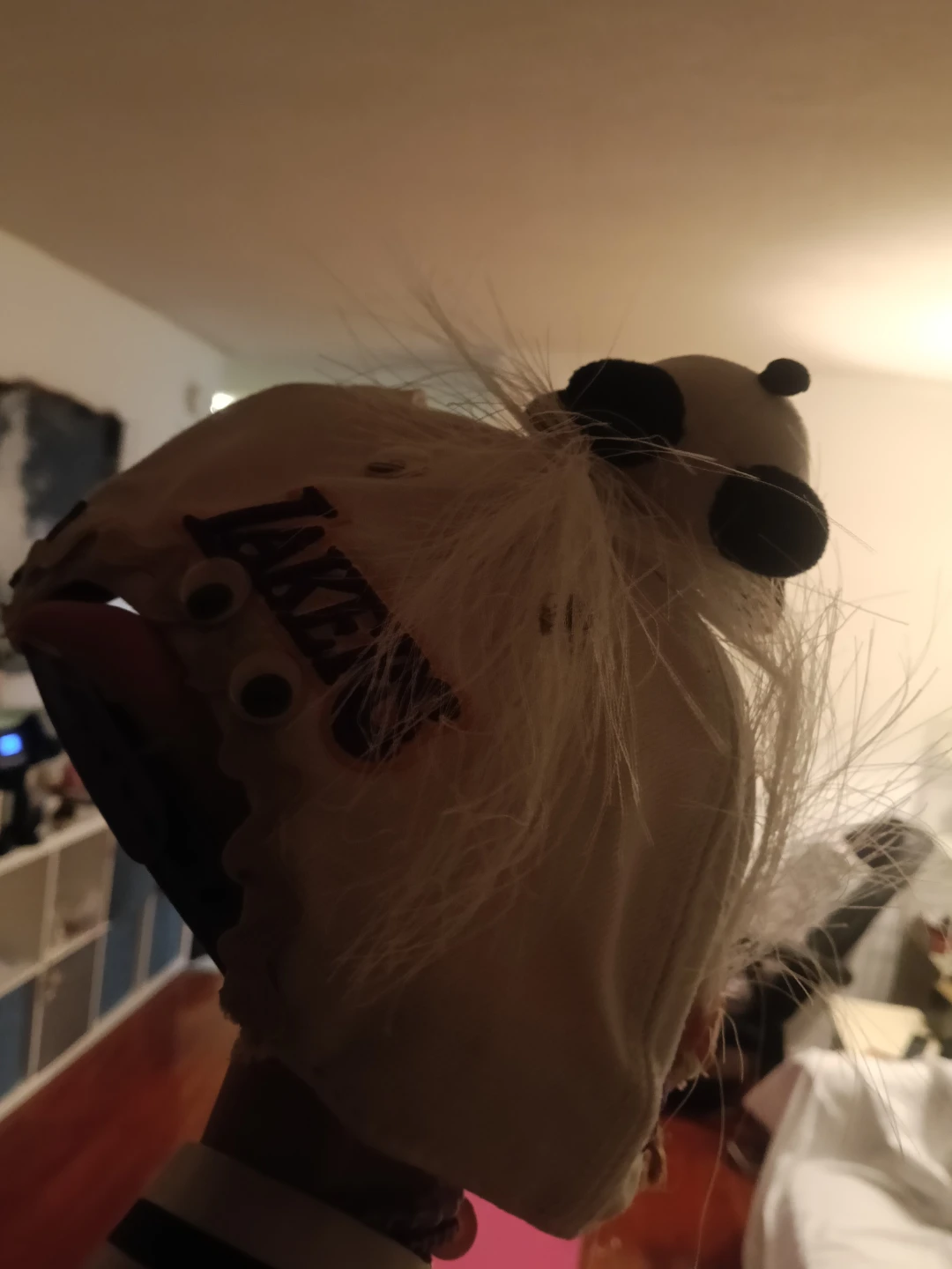 Custom LA Lakers Baseball Cap with Panda Decoration - photo 2