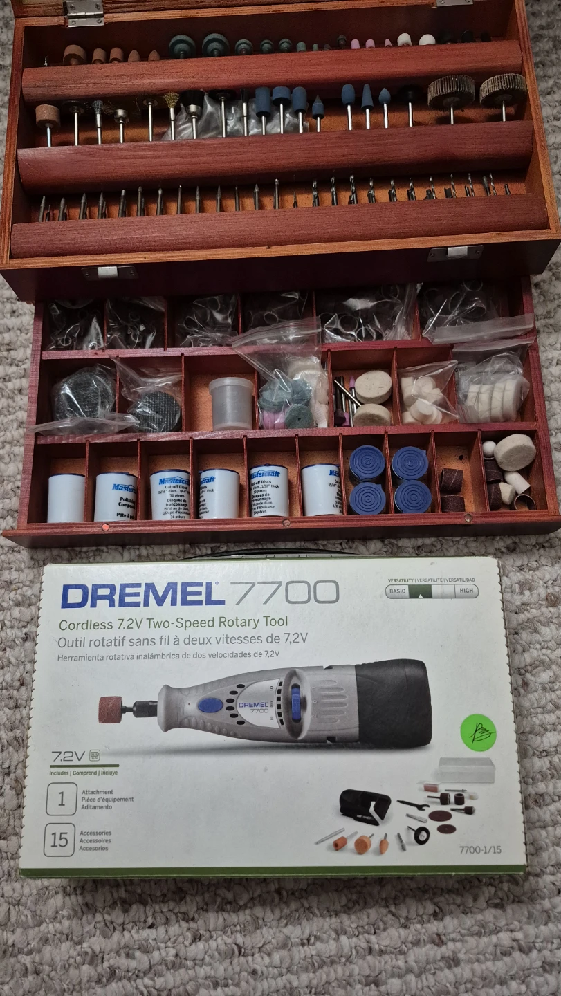 Dremel 7700 Cordless 7.2V Two-Speed Rotary Tool Kit
