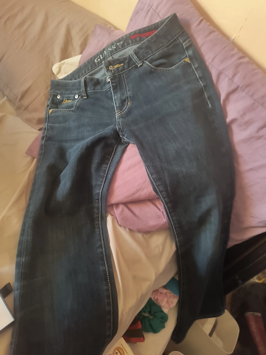 Guess Women's Blue Denim Jeans - photo 3