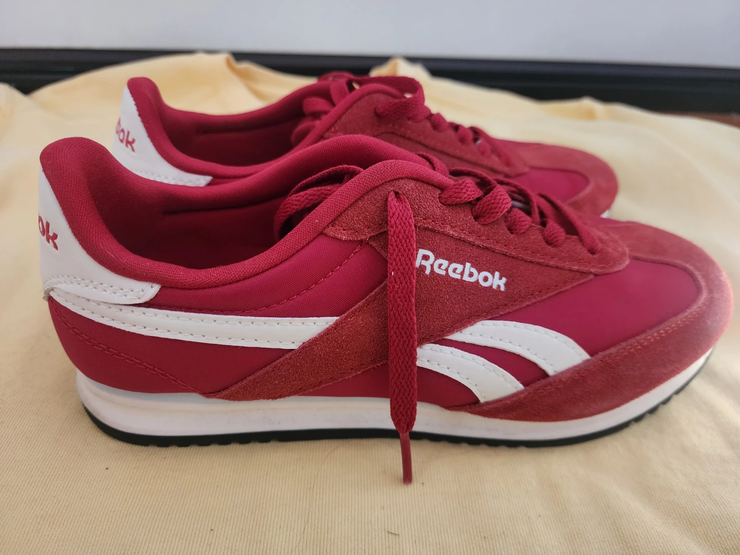 Reebok Red Athletic Shoes