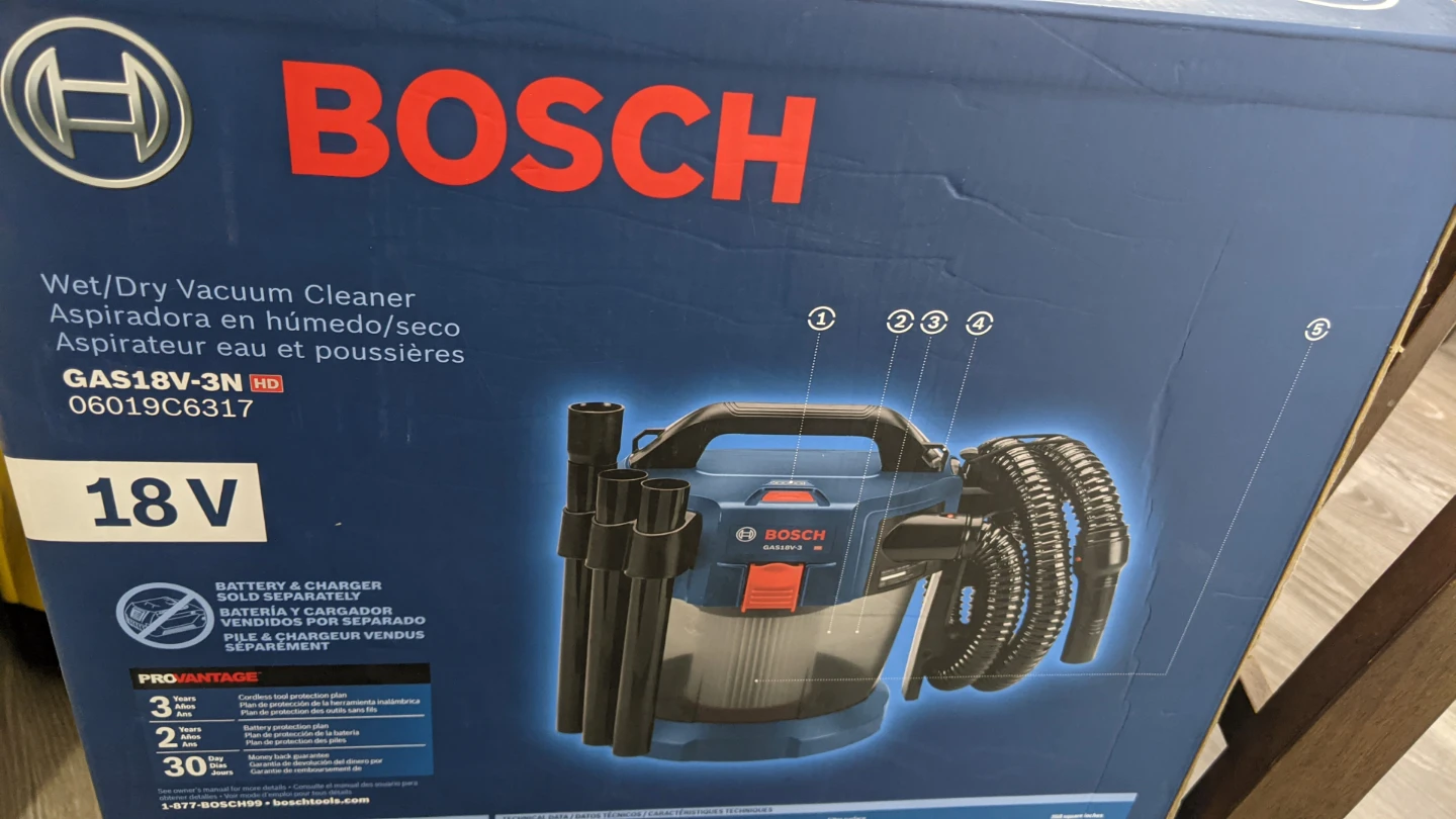 Bosch GAS18V-3N HD Wet/Dry Vacuum Cleaner