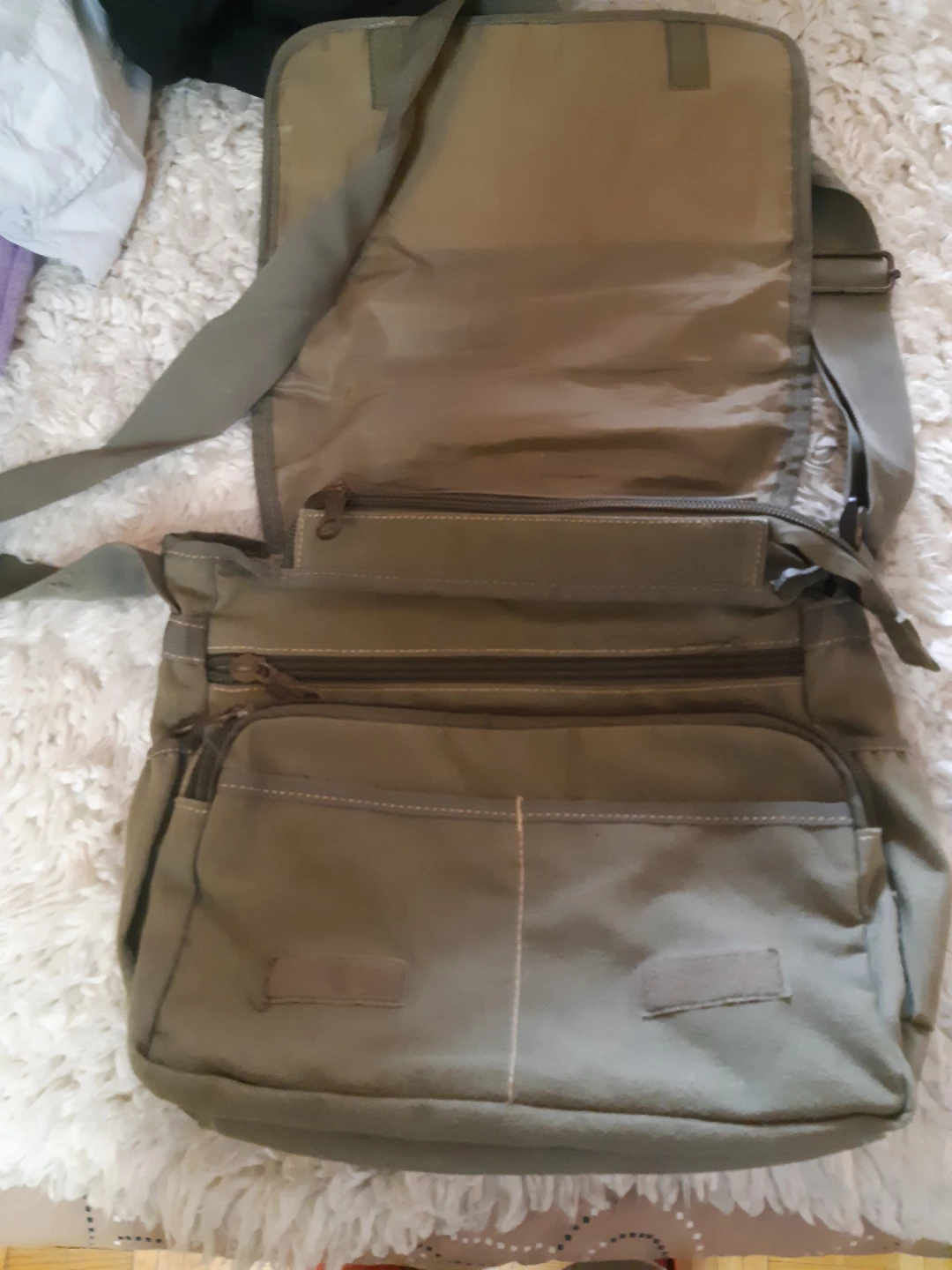 Olive Green Messenger Bag🥕 - photo 3