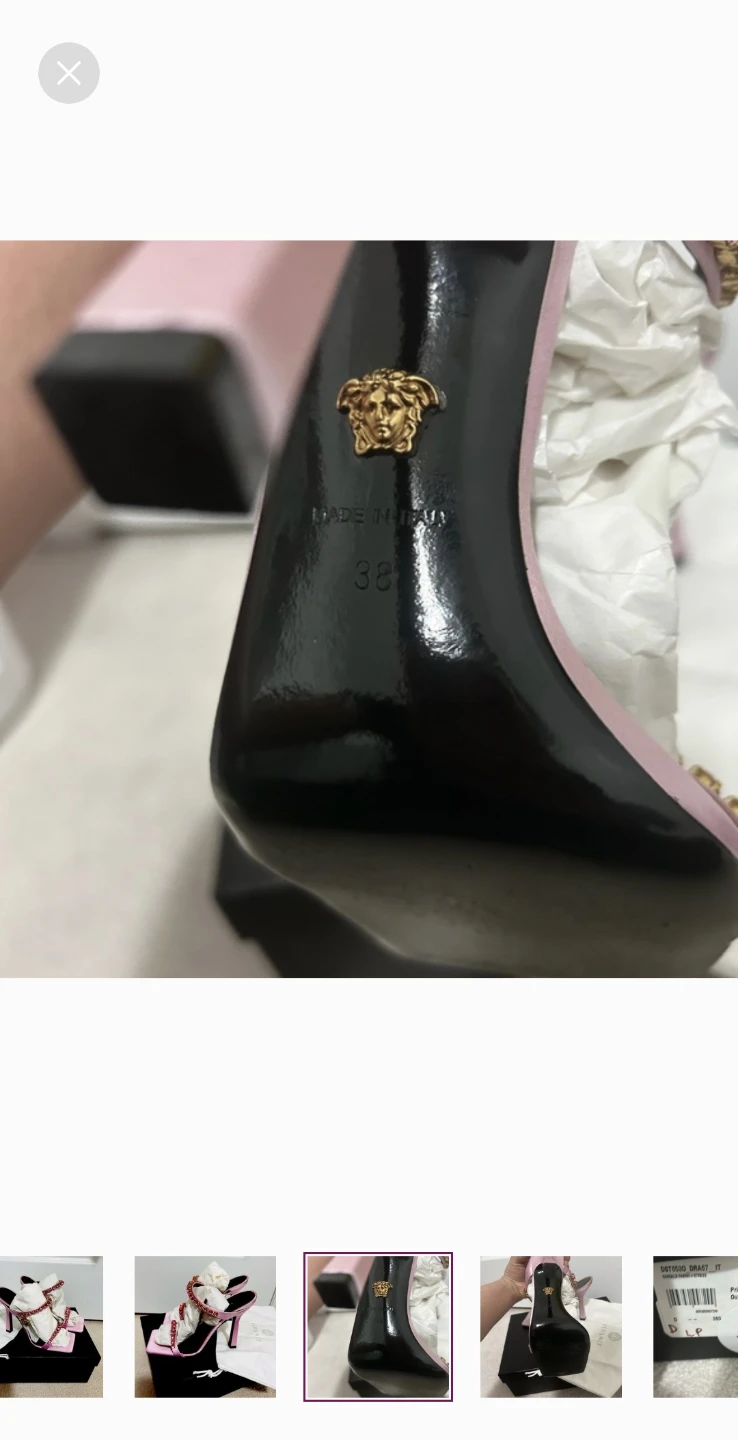 AUTHENTIC versace heels off the runway - photo 5
