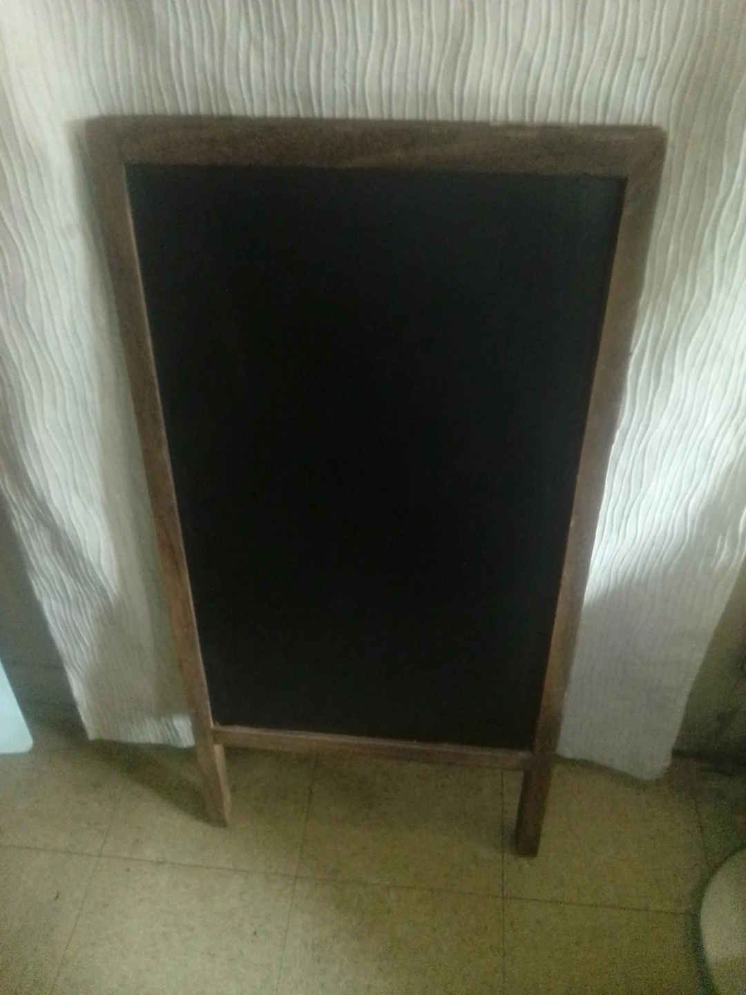 Wooden A-Frame Chalkboard Sign