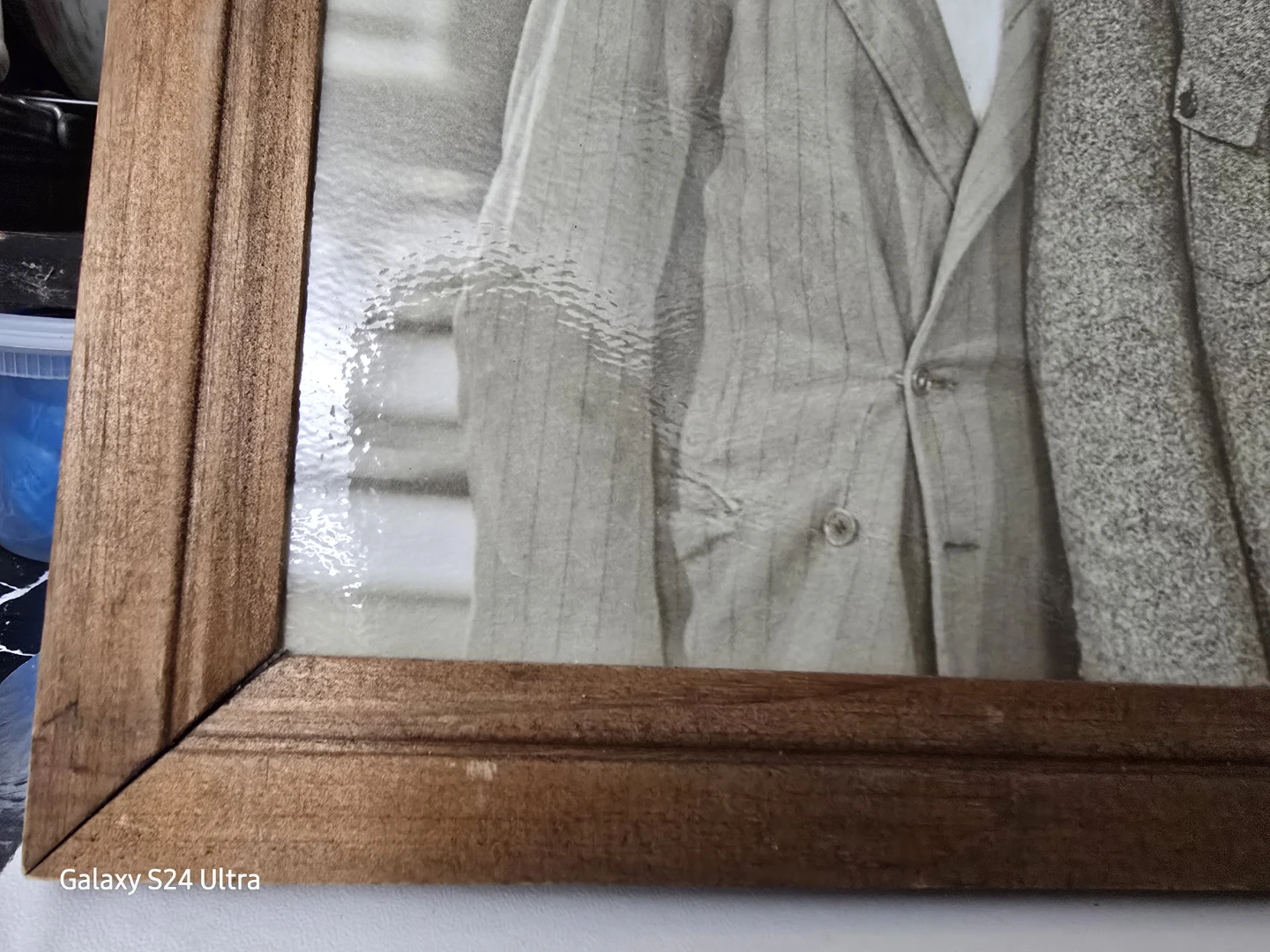 Vintage Laurel & Hardy Comedy Duo Wood Picture Frame 16 X 13 - photo 4