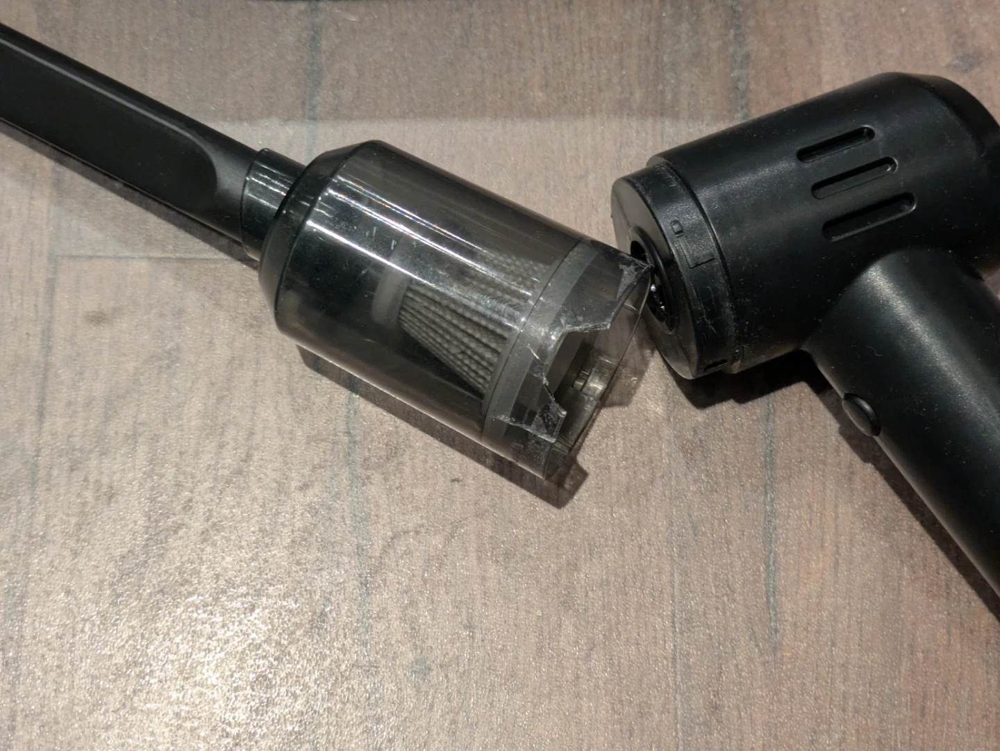 Free mini battery power vacuum 🥕 - photo 2