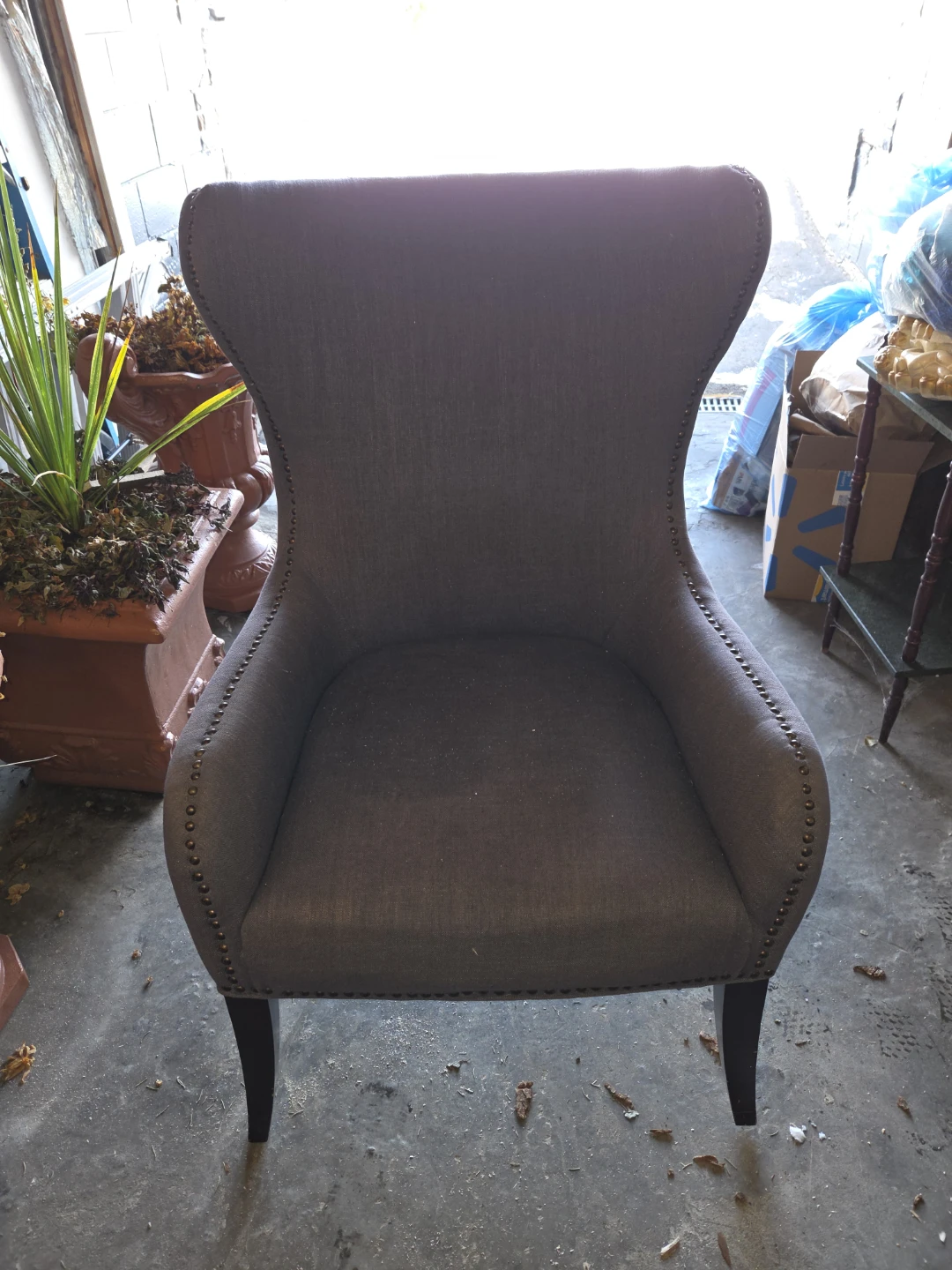 Grey Accent Chair - photo 2