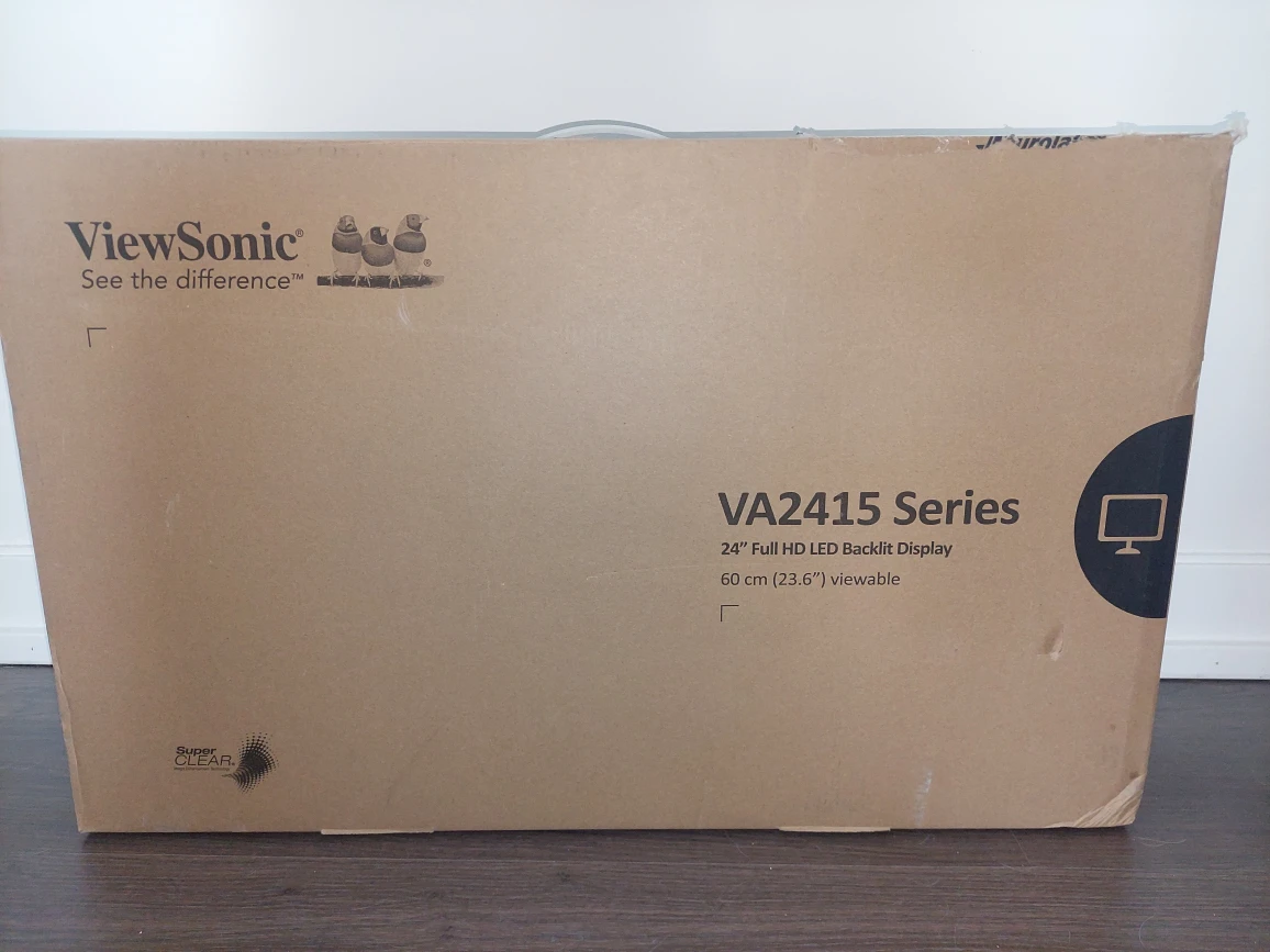ViewSonic 24" HD Monitor - Like New in Box w/ HDMI (VA2415) - photo 2
