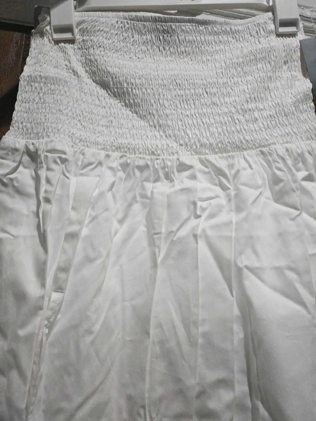 Wild Fable White Smocked Waist Midi Skirt Size S - photo 4