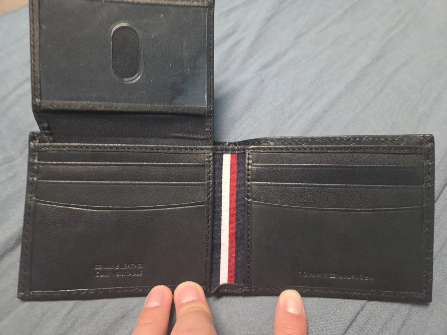 Tommy Hilfiger Black Genuine Leather Wallet - photo 3