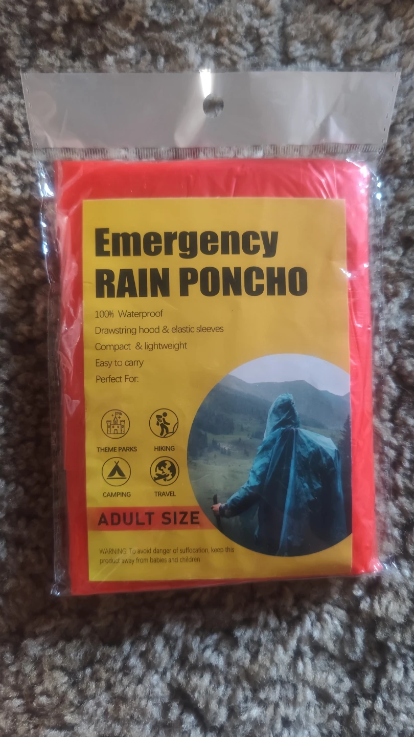Emergency Rain Ponchos - photo 2