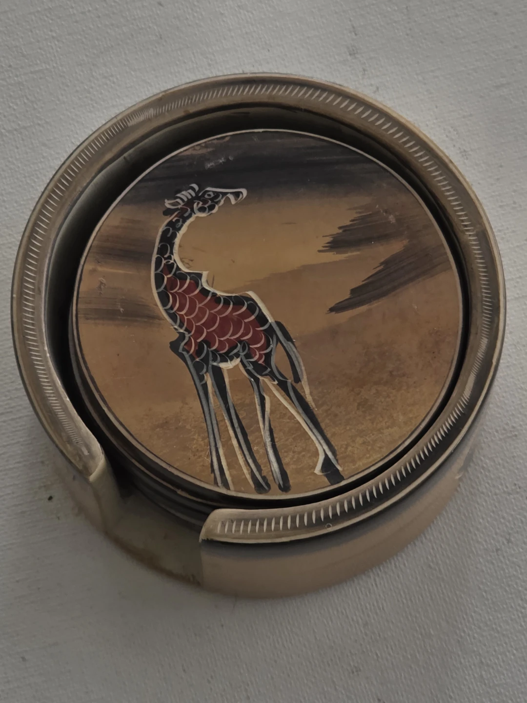 Set of 6 African Animal Coasters
