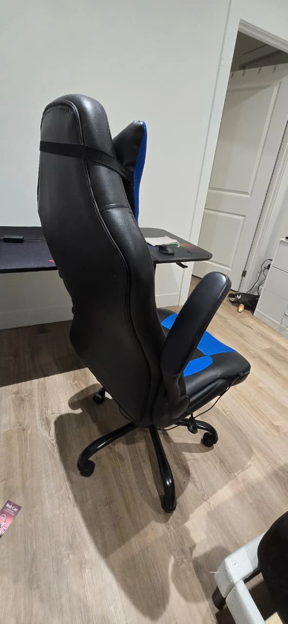 Gaming Chair - Black and Blue - photo 2